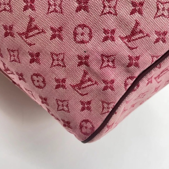 Auth Louis Vuitton Monogram Mini  Red Josephine GM M92311 Hand Bag NS090811 - Picture 10 of 16